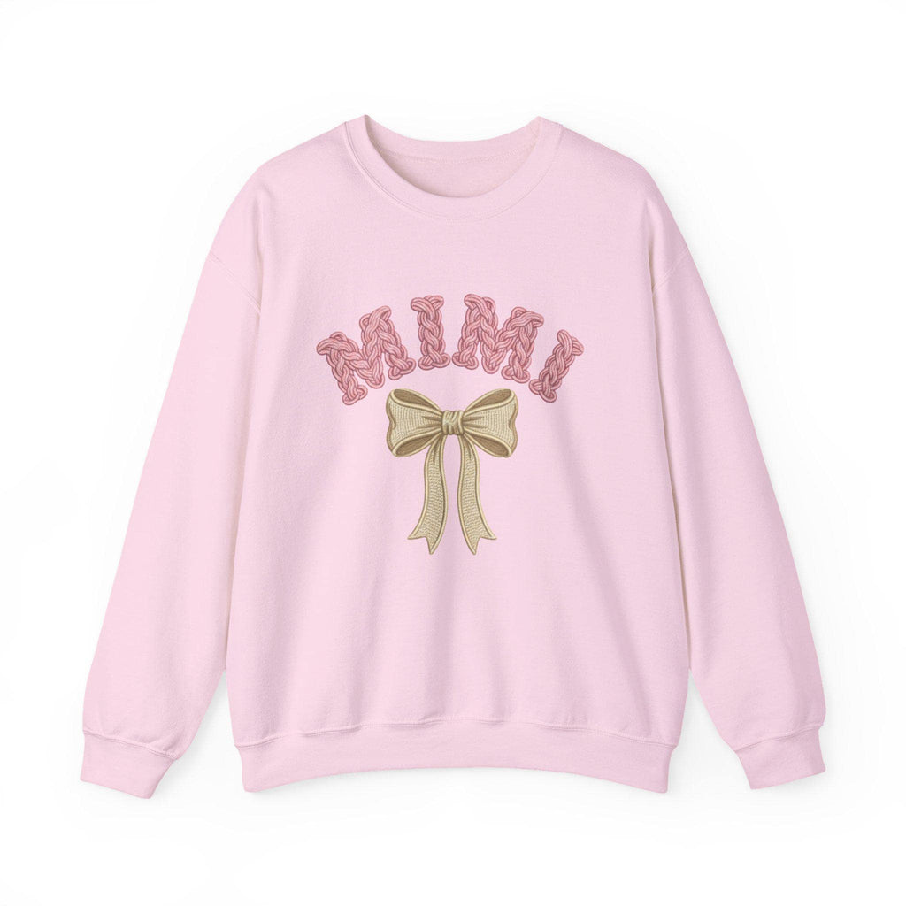 Mimi Bow Sweatshirt, Cozy Grandmother Crewneck