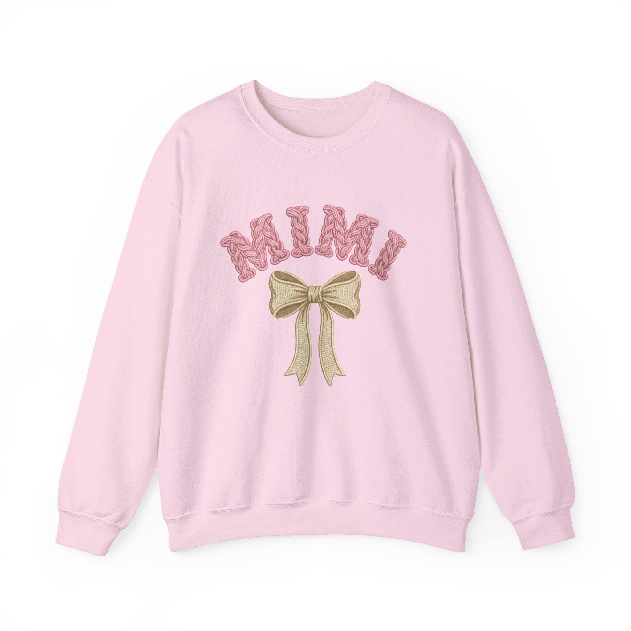 Mimi Bow Sweatshirt, Cozy Grandmother Crewneck