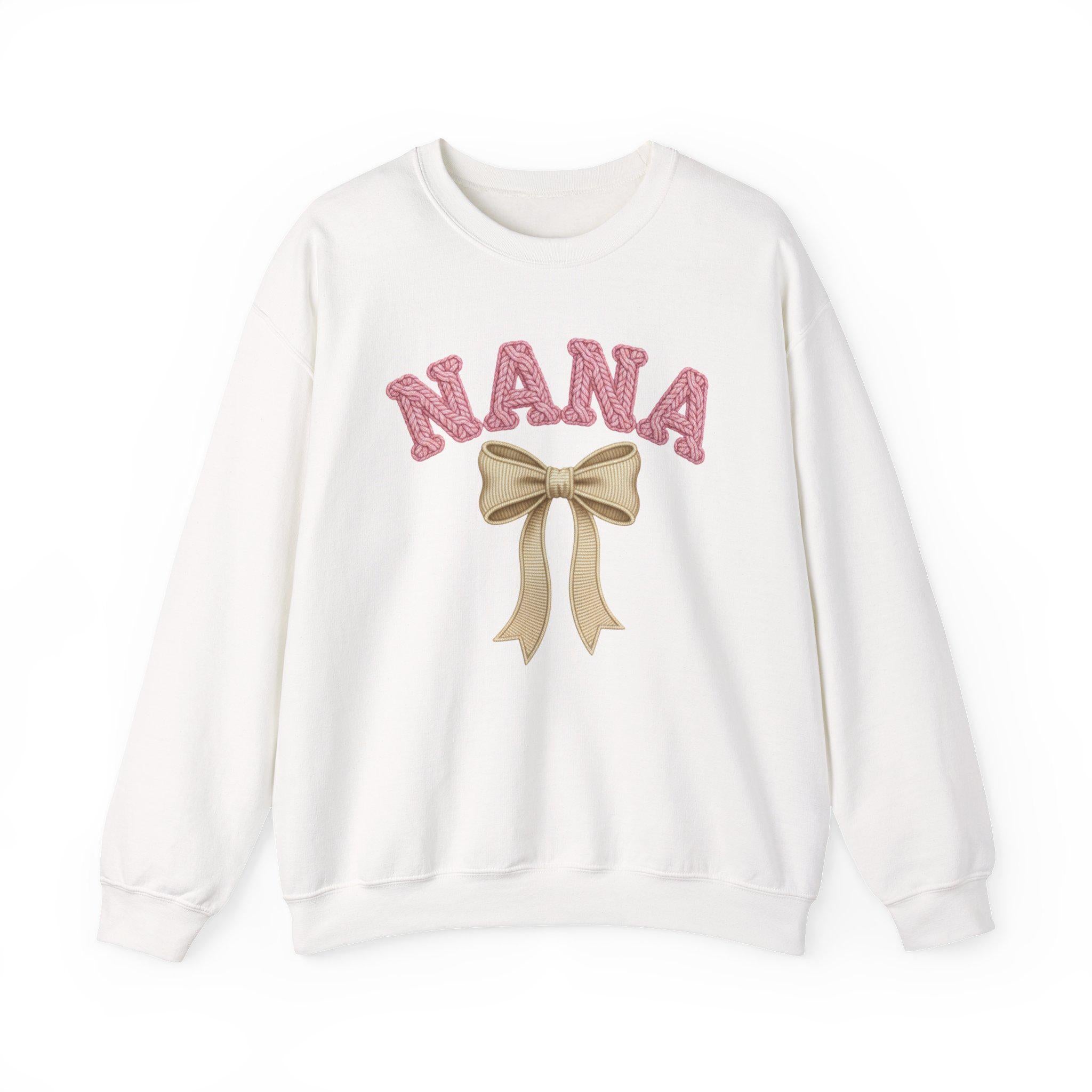 Nana Crewneck Sweatshirt, Cozy Grandparent Gift