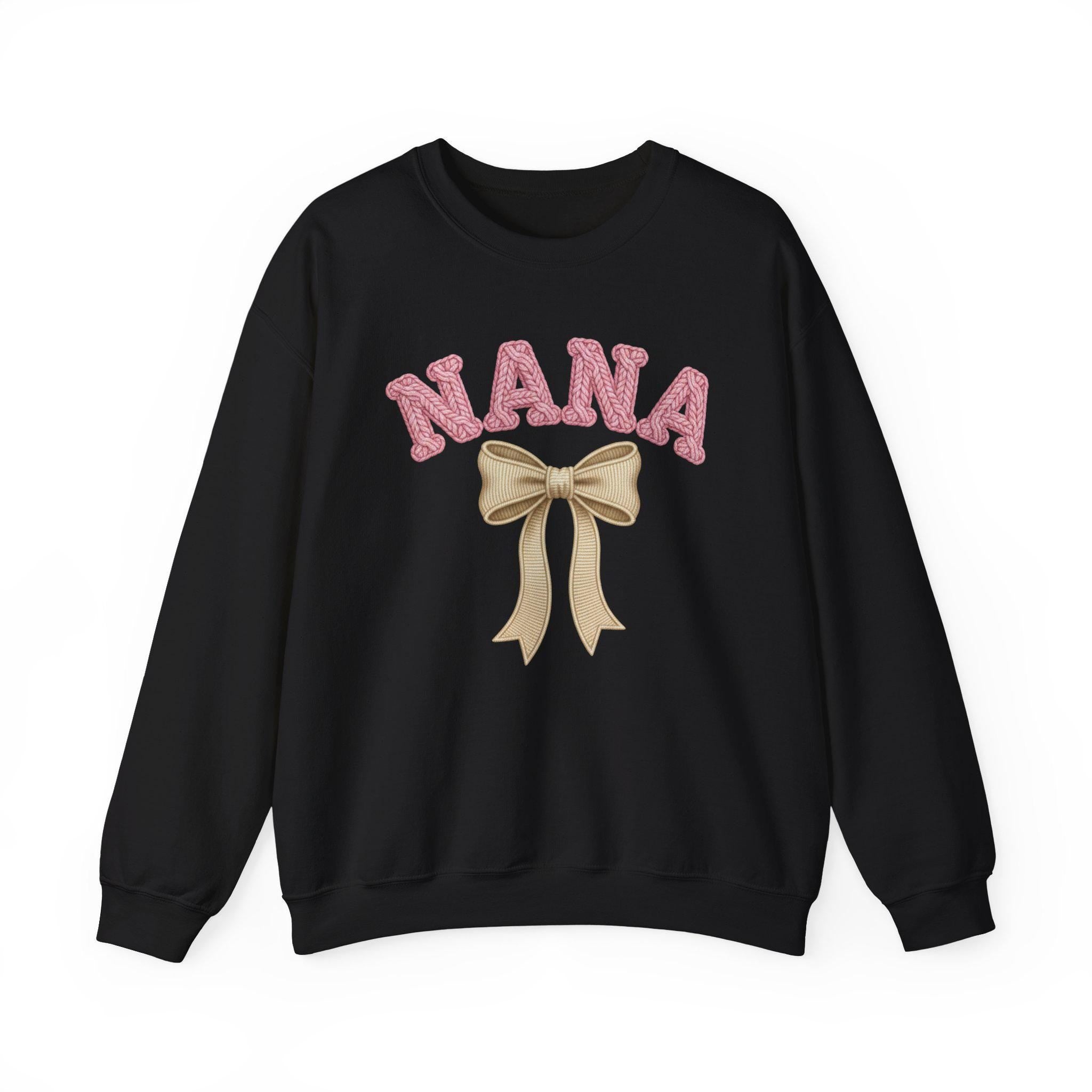 Nana Crewneck Sweatshirt, Cozy Grandparent Gift