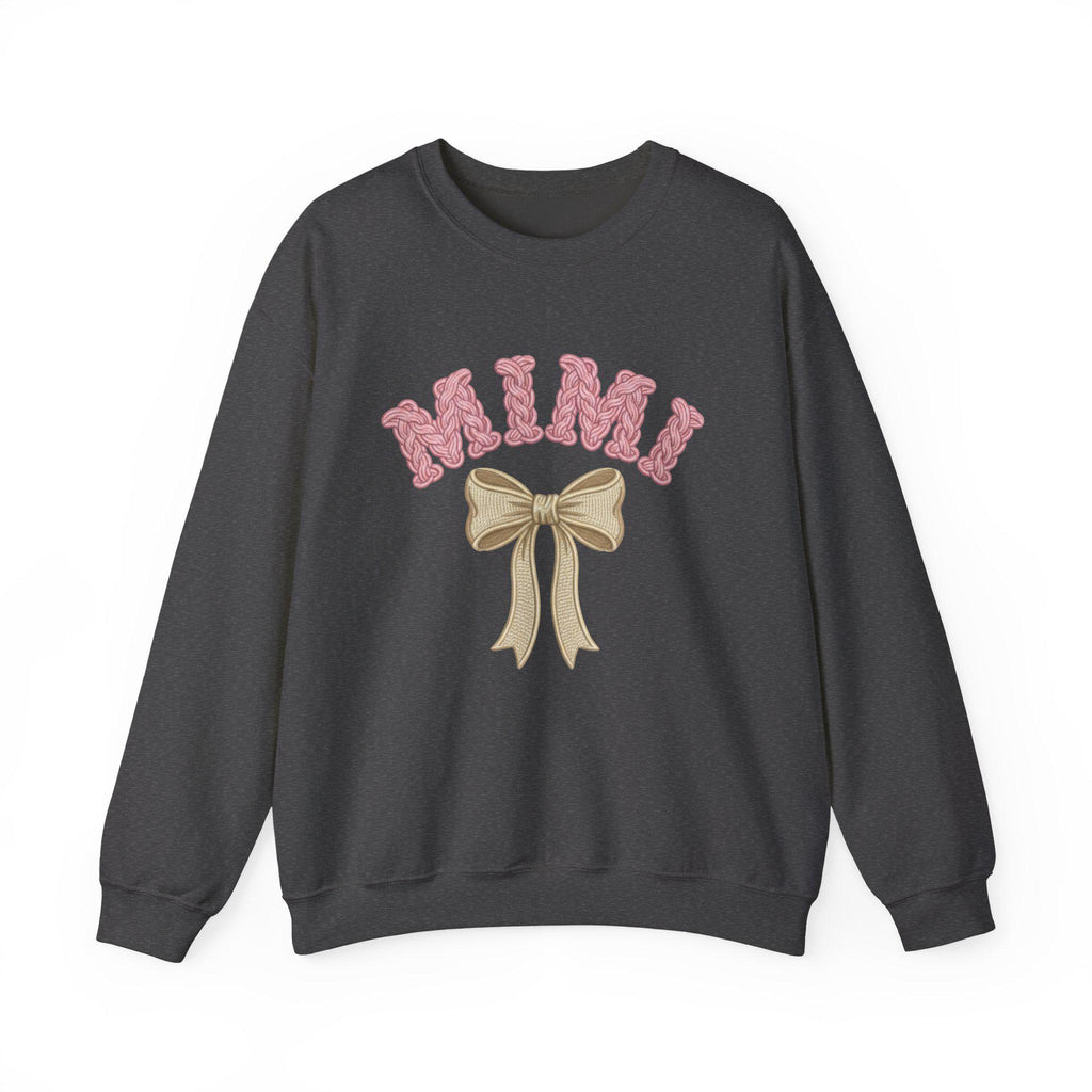 Mimi Bow Sweatshirt, Cozy Grandmother Crewneck