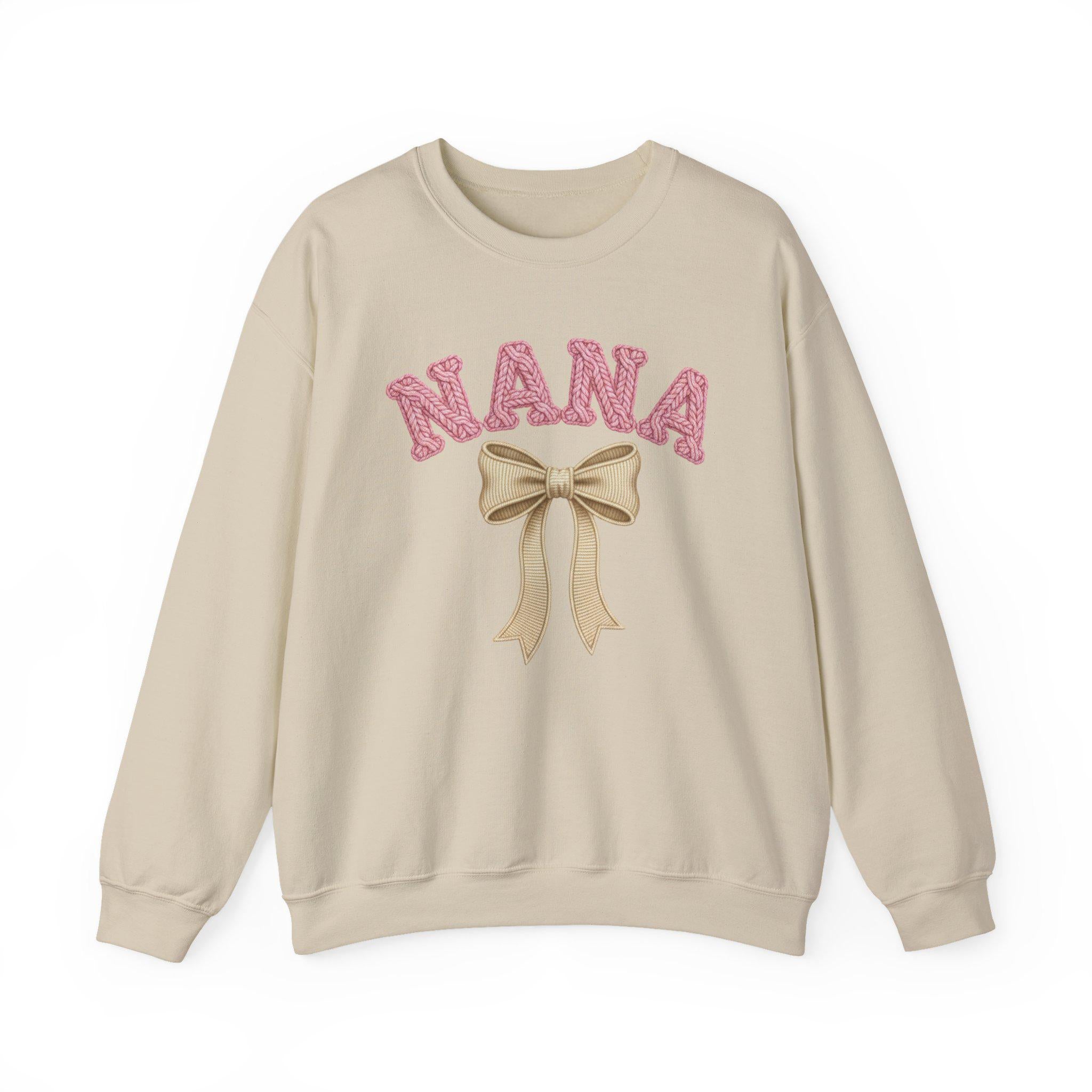 Nana Crewneck Sweatshirt, Cozy Grandparent Gift