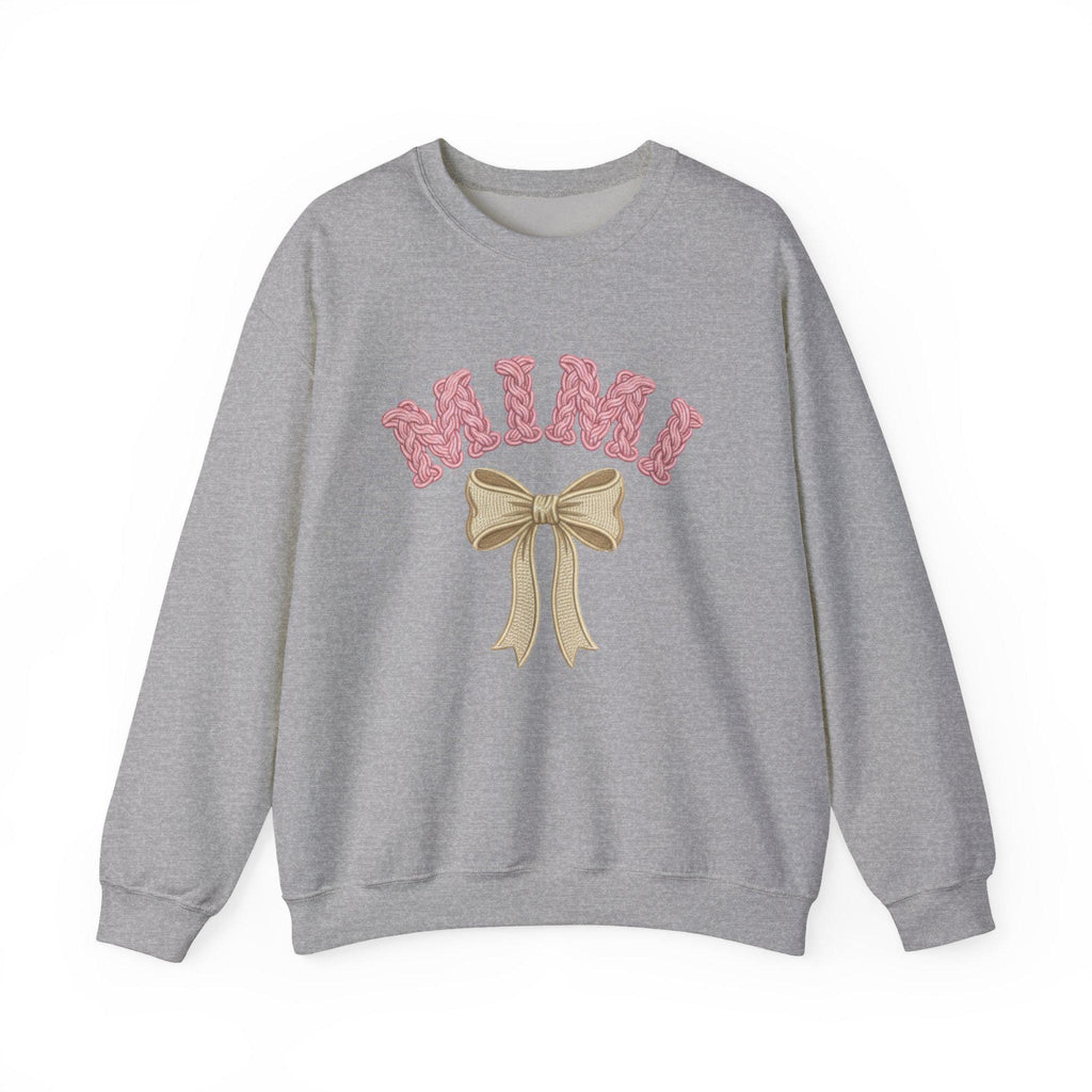 Mimi Bow Sweatshirt, Cozy Grandmother Crewneck