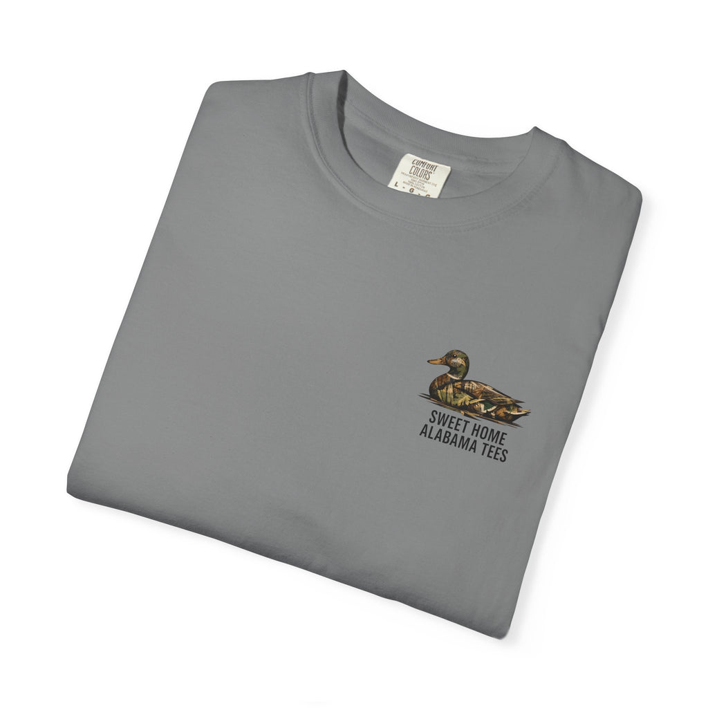 Weiss Lake Alabama Camo Duck T-shirt | Hunting Lake Tee