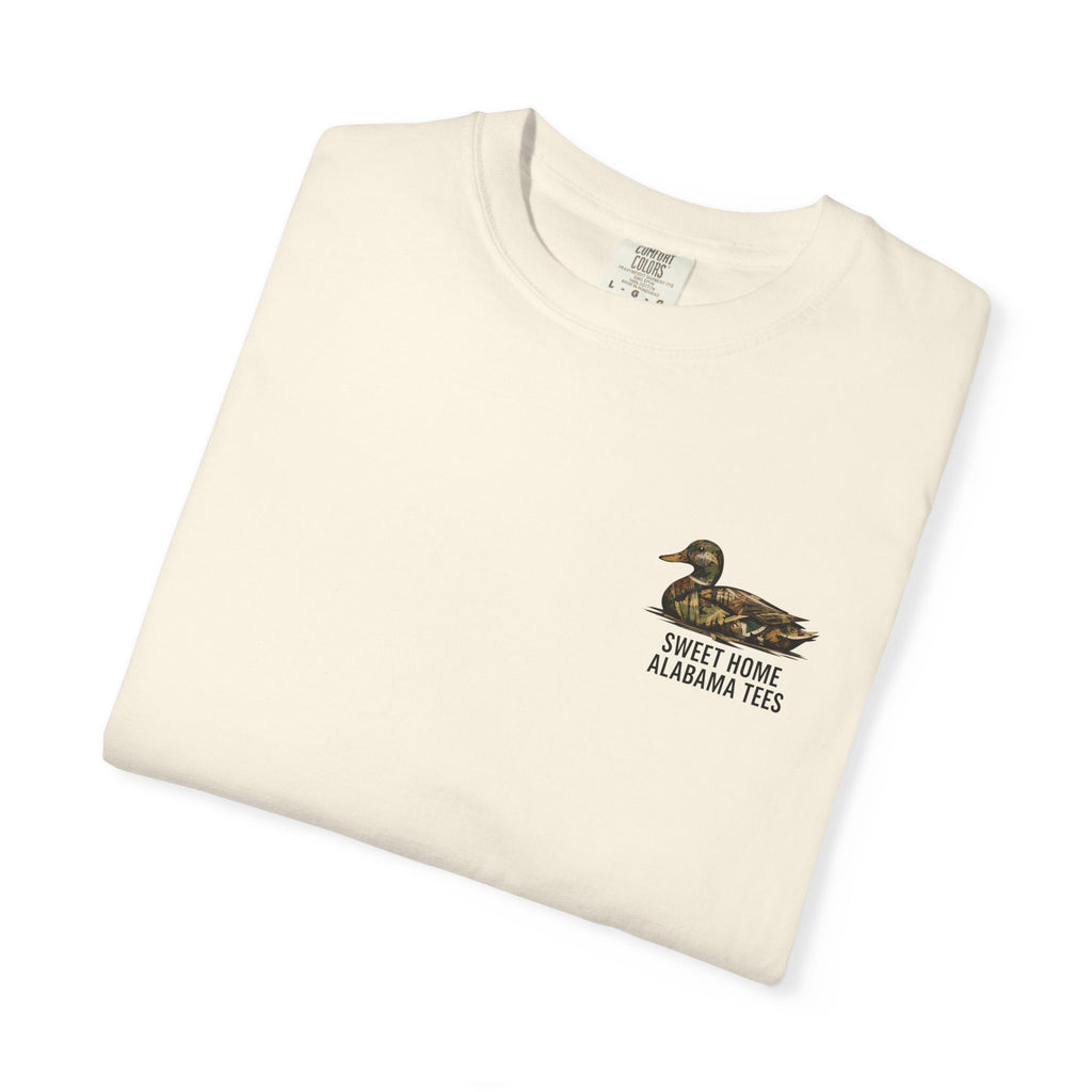 Weiss Lake Alabama Camo Duck T-shirt | Hunting Lake Tee