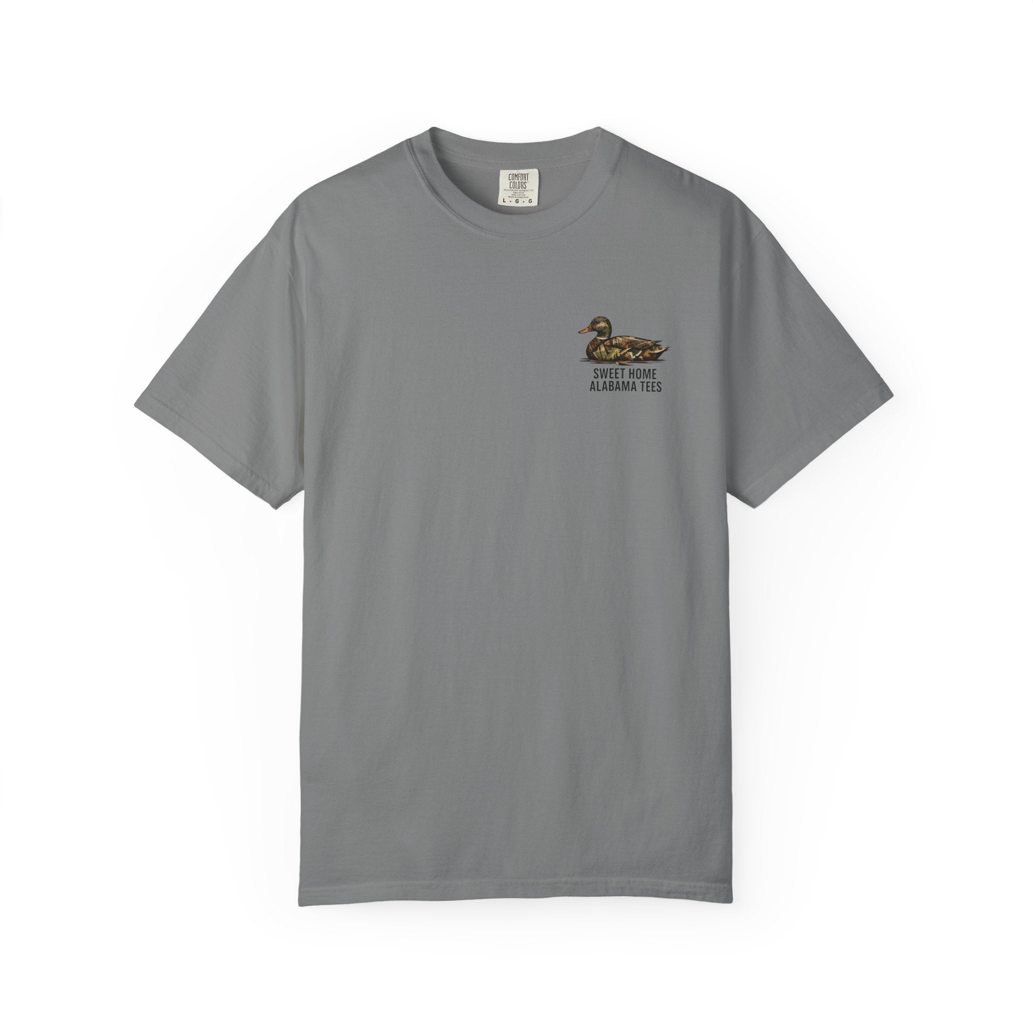 Weiss Lake Alabama Camo Duck T-shirt | Hunting Lake Tee