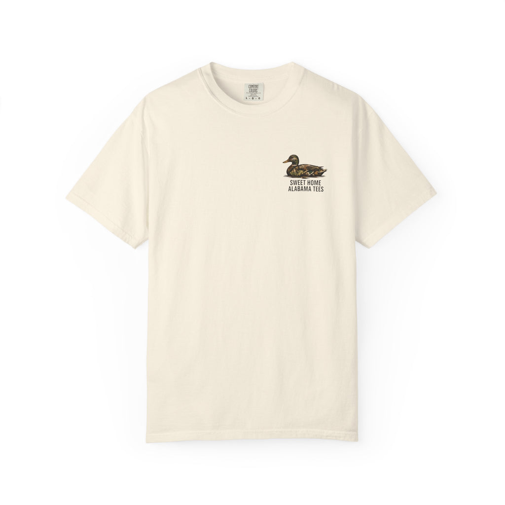 Weiss Lake Alabama Camo Duck T-shirt | Hunting Lake Tee