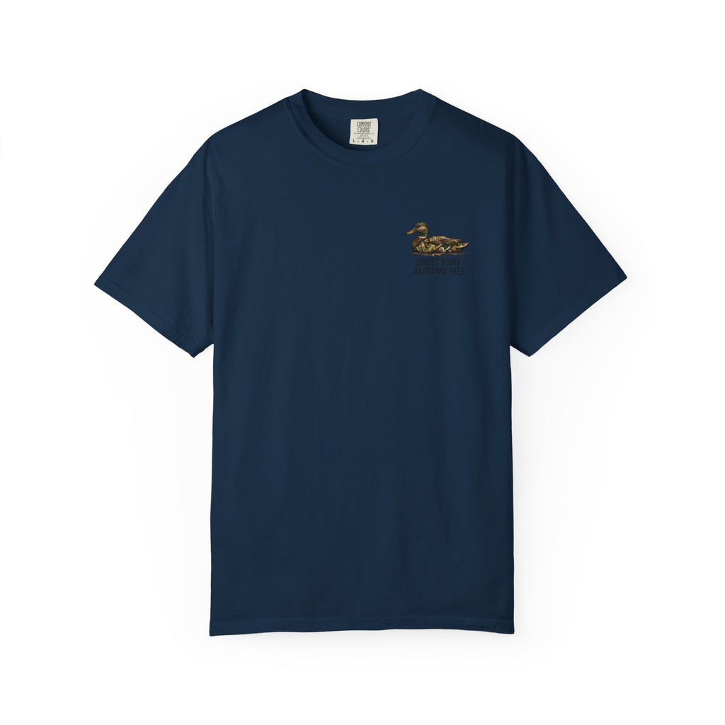 Weiss Lake Alabama Camo Duck T-shirt | Hunting Lake Tee