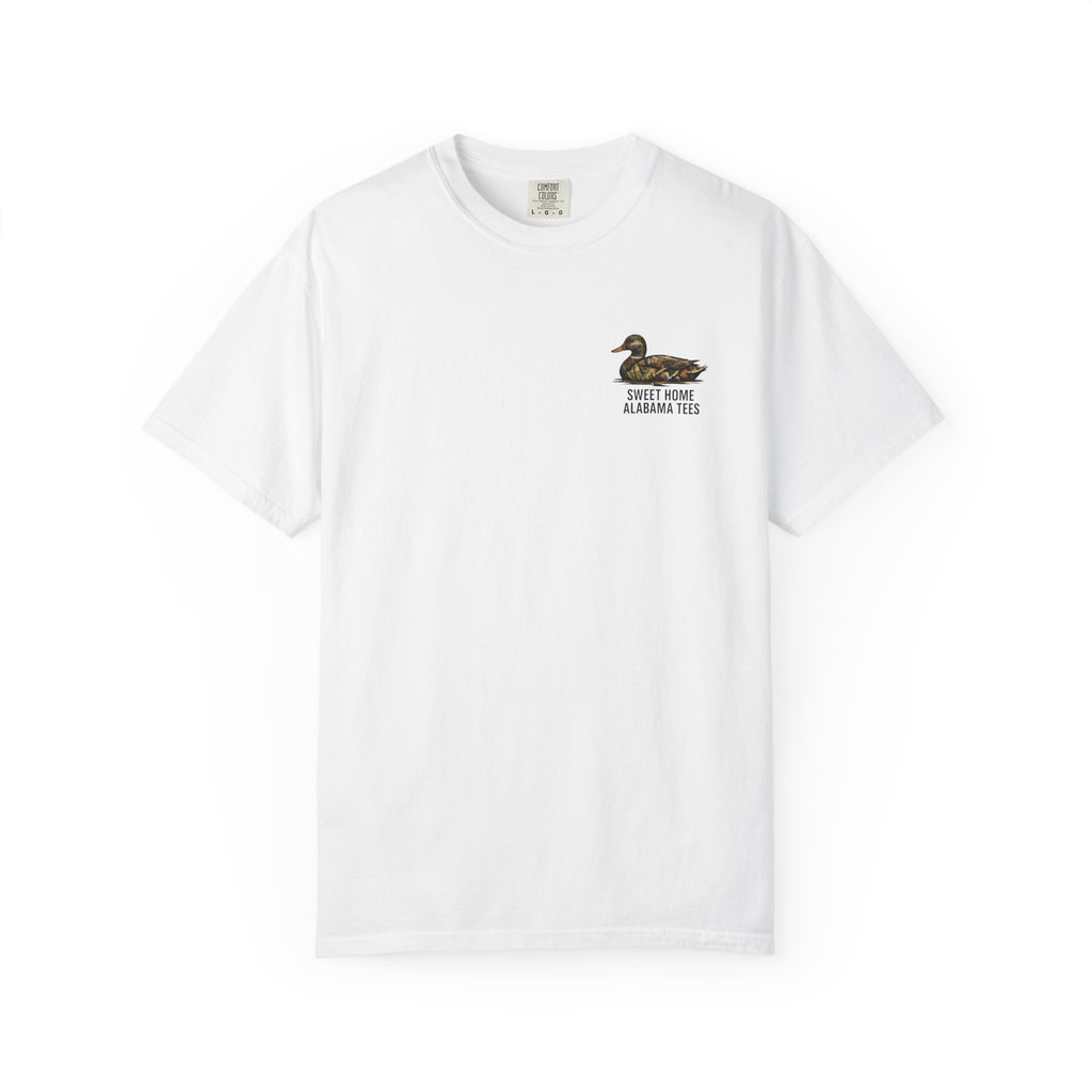 Weiss Lake Alabama Camo Duck T-shirt | Hunting Lake Tee