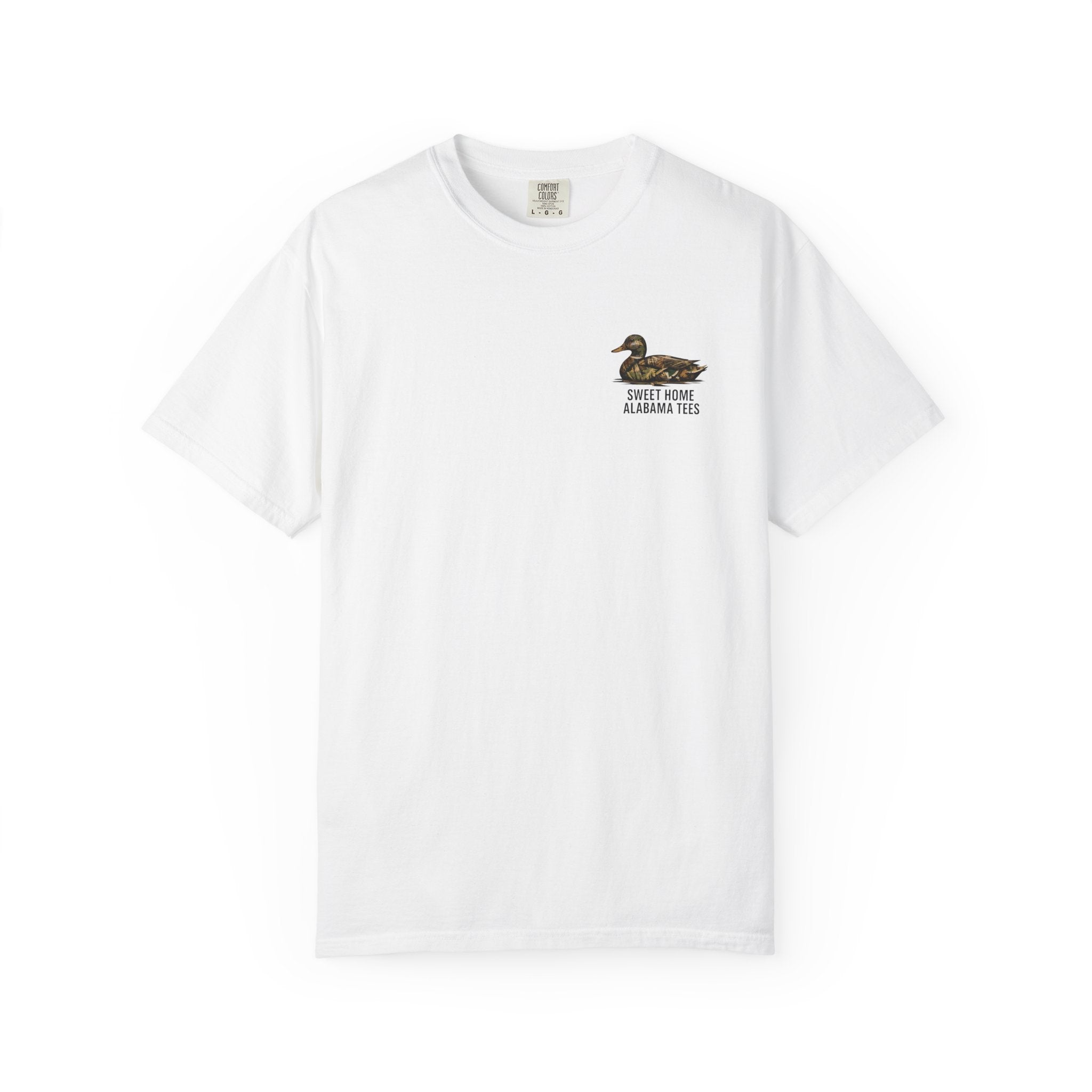 Weiss Lake Alabama Camo Duck T-shirt | Hunting Lake Tee