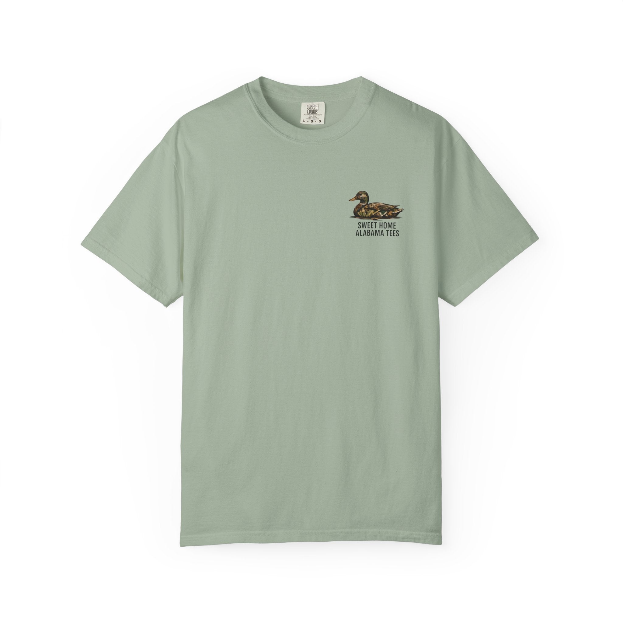 Weiss Lake Alabama Camo Duck T-shirt | Hunting Lake Tee