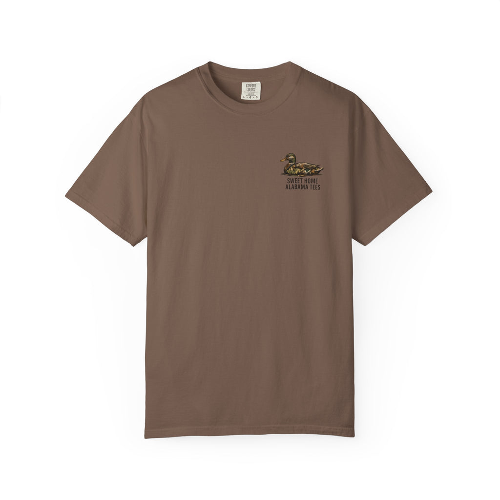 Weiss Lake Alabama Camo Duck T-shirt | Hunting Lake Tee