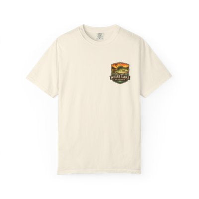 Weiss Lake Crappie Capital T-Shirt — Fishing Lake Sunset Tee