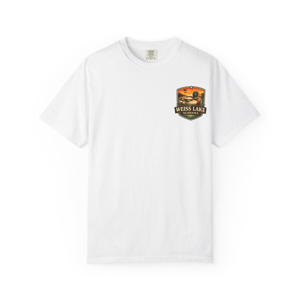 Weiss Lake Mallard Duck T-Shirt — Duck Lake Sunset Tee