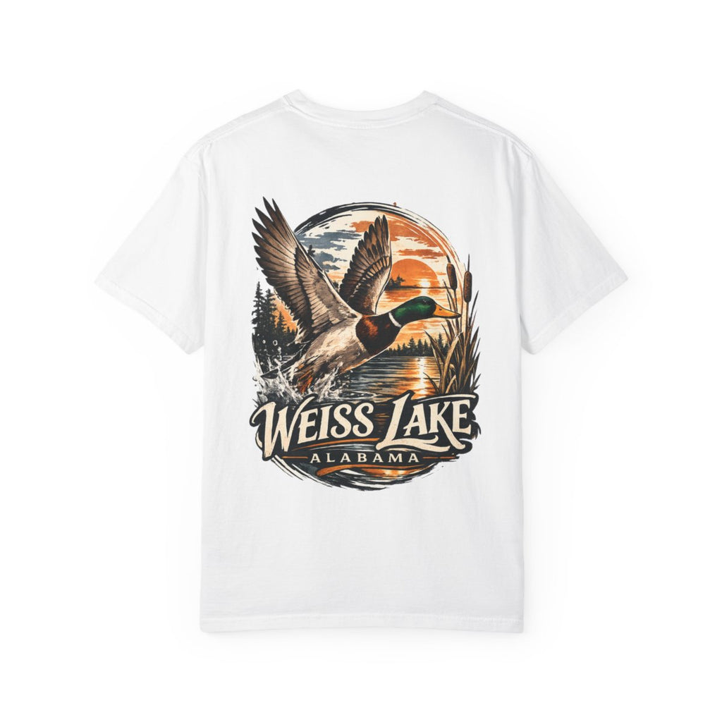 Weiss Lake Mallard Duck T-Shirt — Duck Lake Sunset Tee