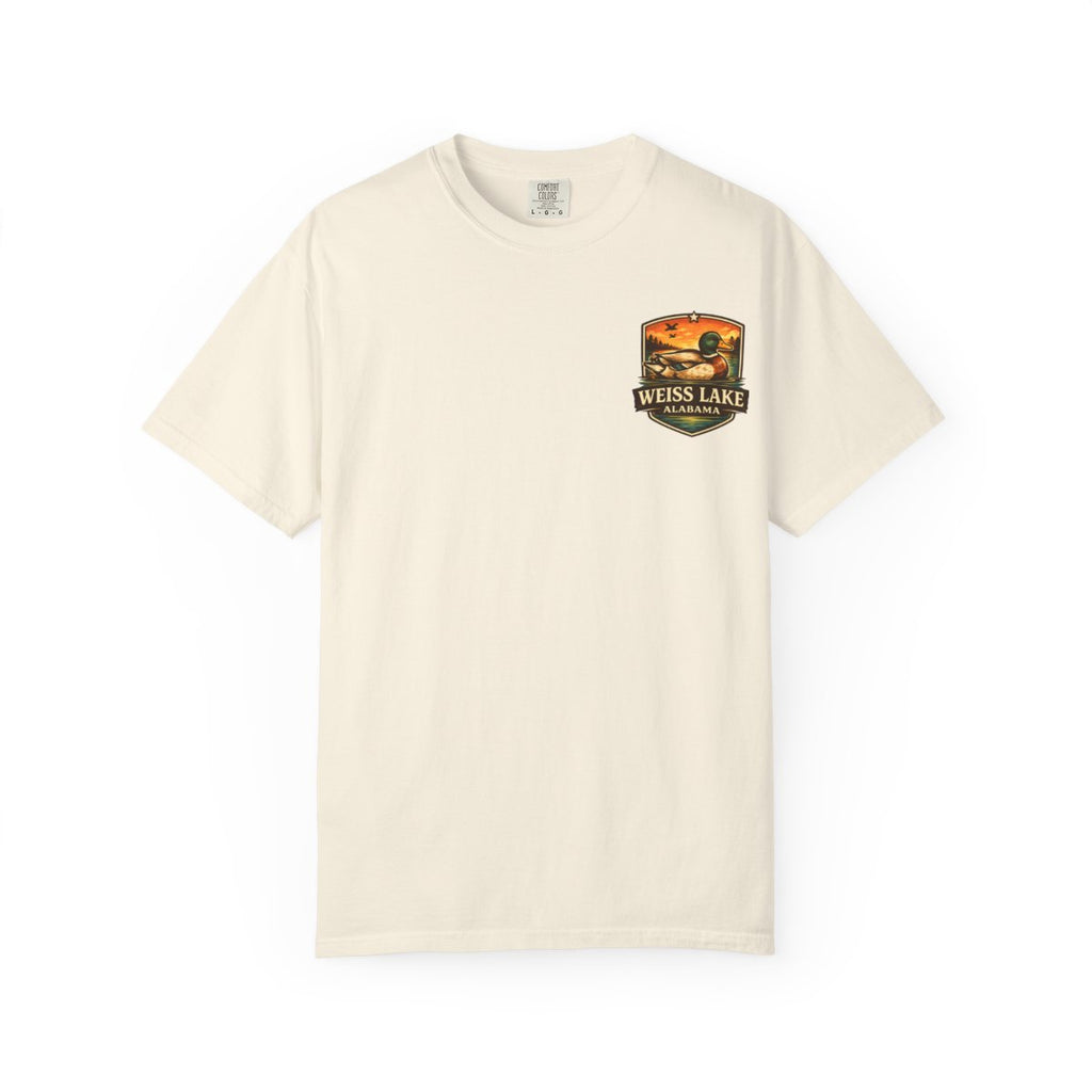 Weiss Lake Mallard Duck T-Shirt — Duck Lake Sunset Tee