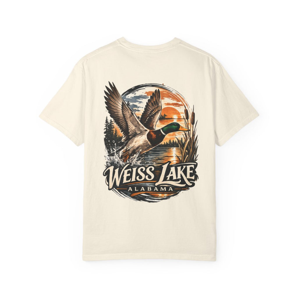 Weiss Lake Mallard Duck T-Shirt — Duck Lake Sunset Tee