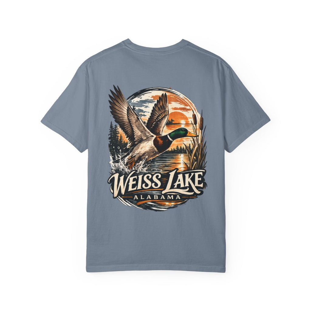 Weiss Lake Mallard Duck T-Shirt — Duck Lake Sunset Tee