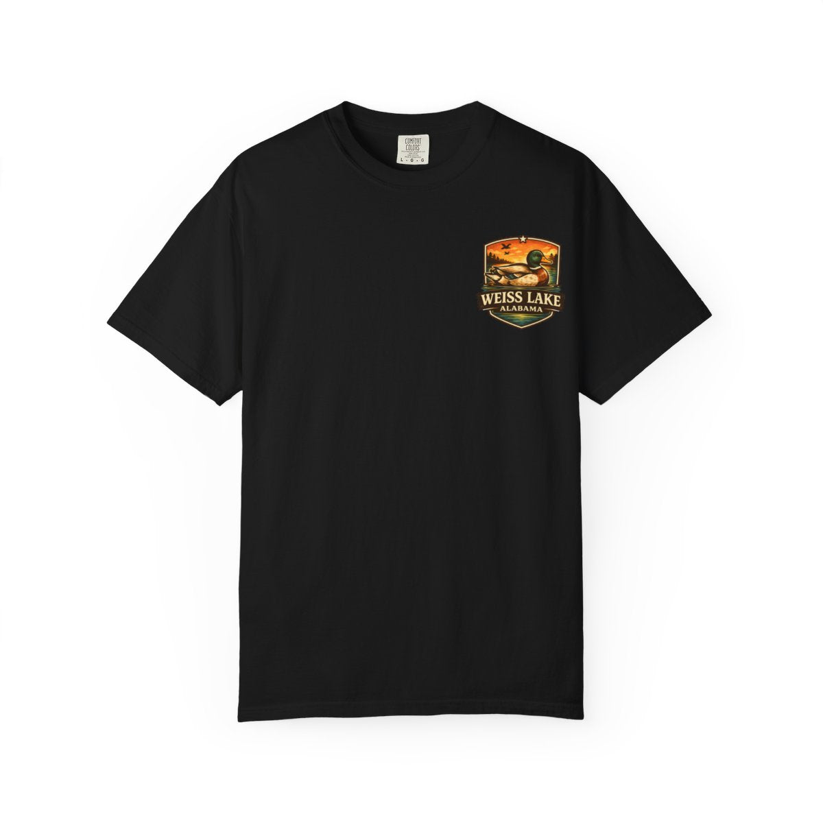 Weiss Lake Mallard Duck T-Shirt — Duck Lake Sunset Tee