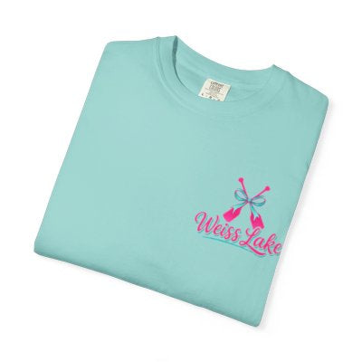Weiss Lake Alabama “My Happy Place” Tee | Pink Pontoon Boat Lake Shirt | Sweet Home Alabama Tees