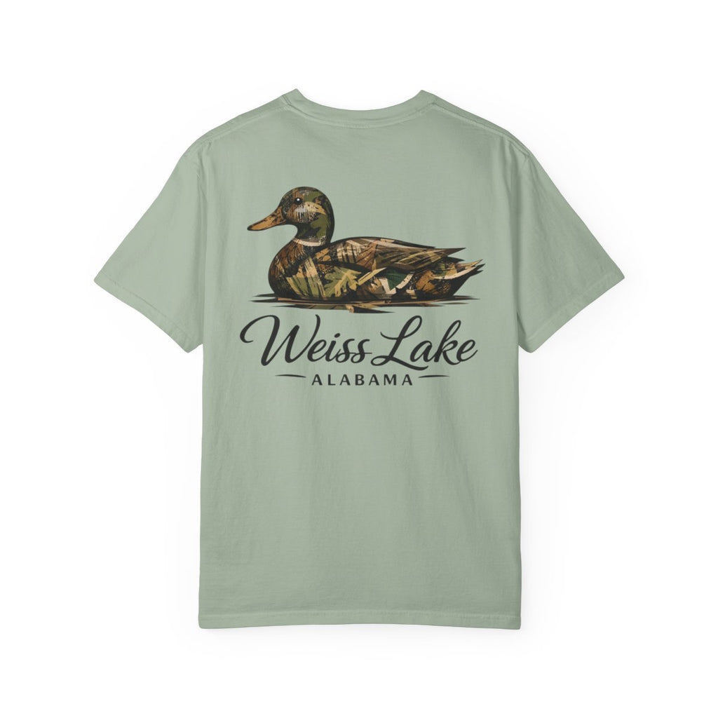 Weiss Lake Alabama Camo Duck T-shirt | Hunting Lake Tee