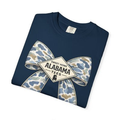 Sweet Home Alabama Camo Bow Tee