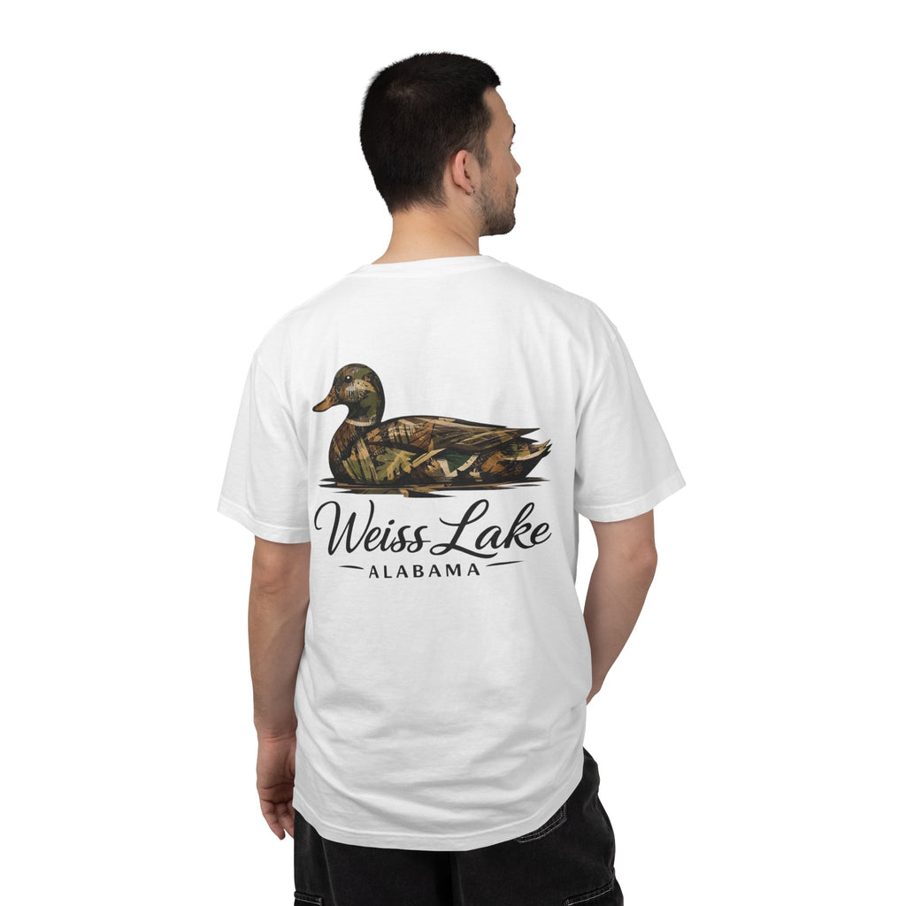 Weiss Lake Alabama Camo Duck T-shirt | Hunting Lake Tee