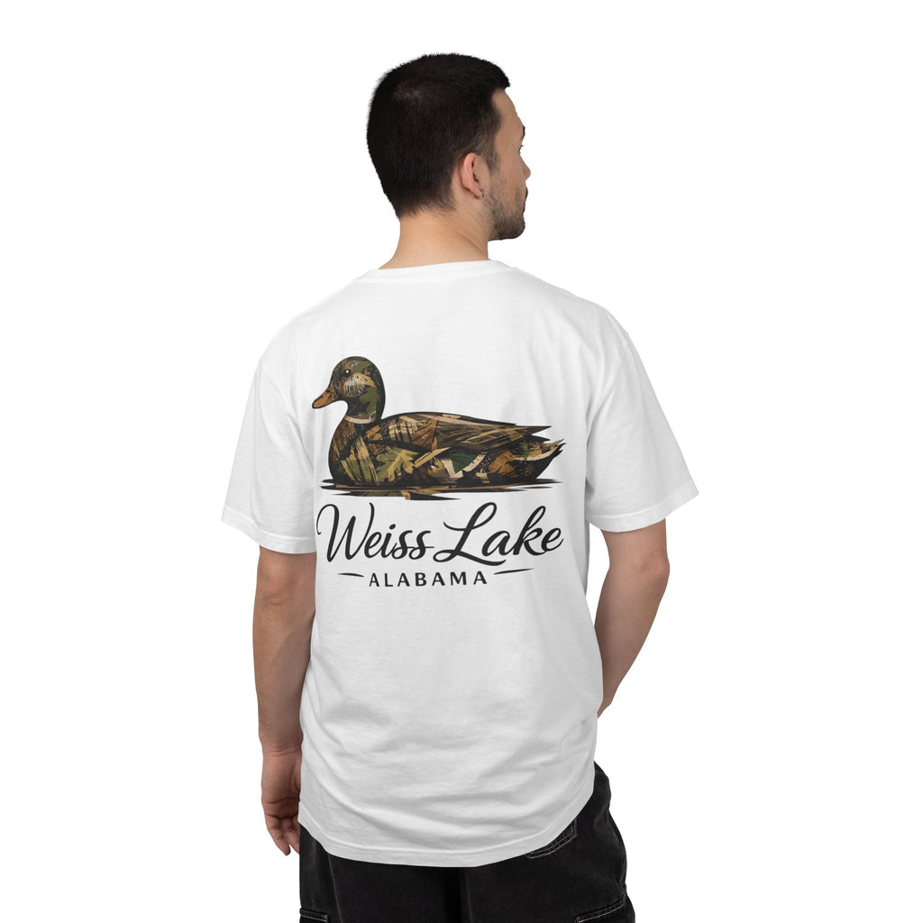 Weiss Lake Alabama Camo Duck T-shirt | Hunting Lake Tee