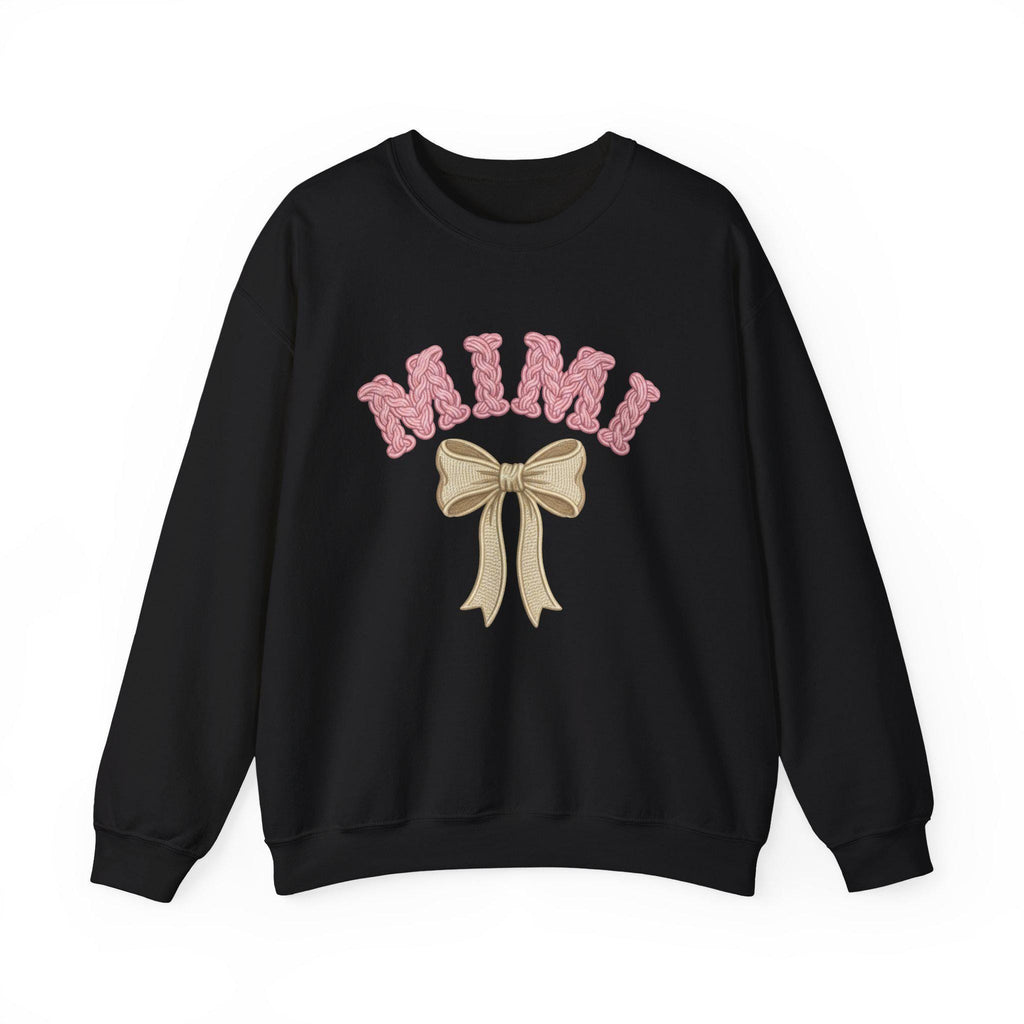 Mimi Bow Sweatshirt, Cozy Grandmother Crewneck