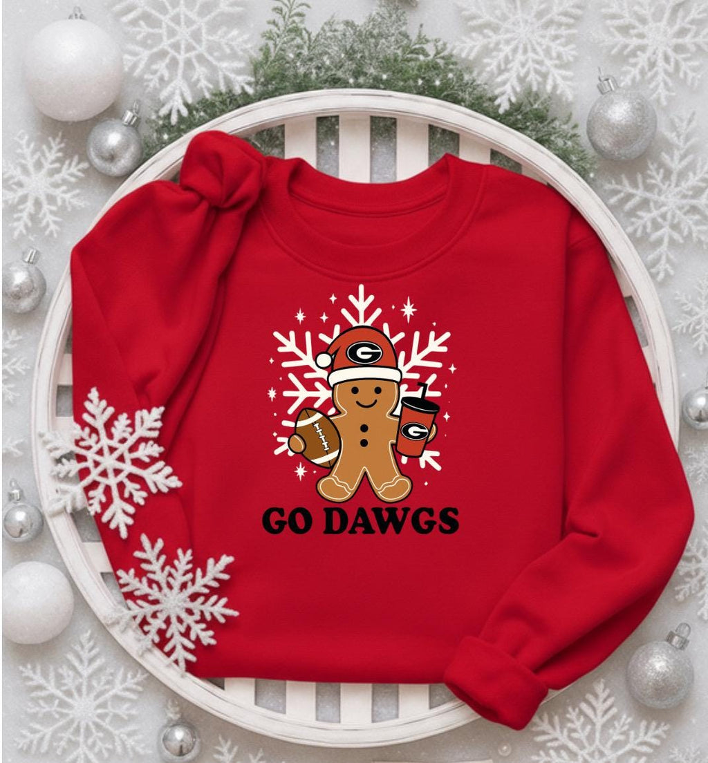 Georgia “Go Dawgs” Gingerbread Sweatshirt