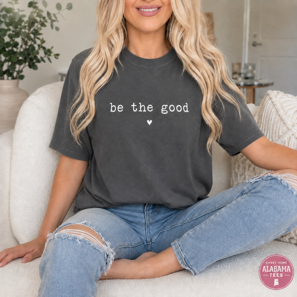 Be the Good Comfort Colors tee - Charcoal