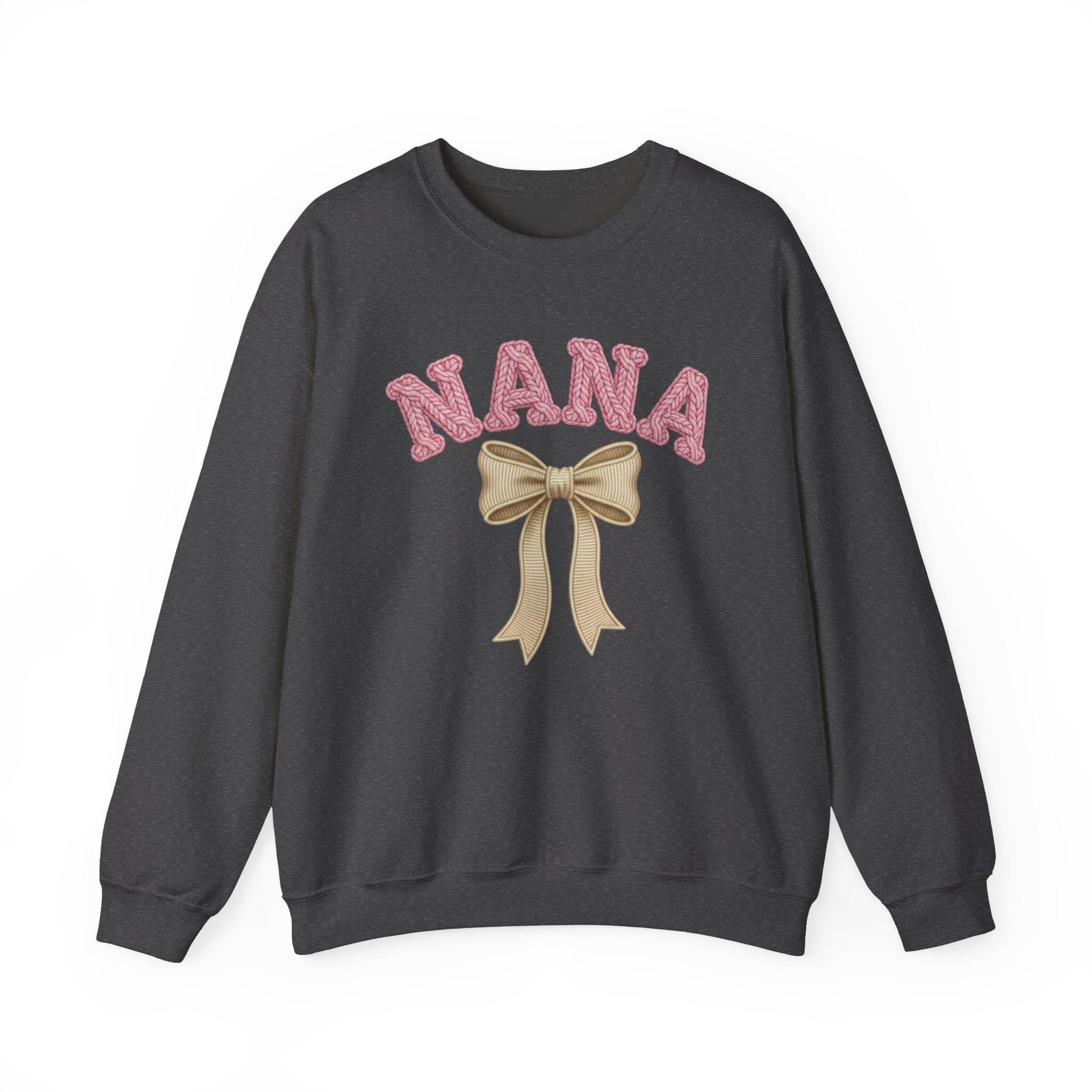 Nana Crewneck Sweatshirt, Cozy Grandparent Gift