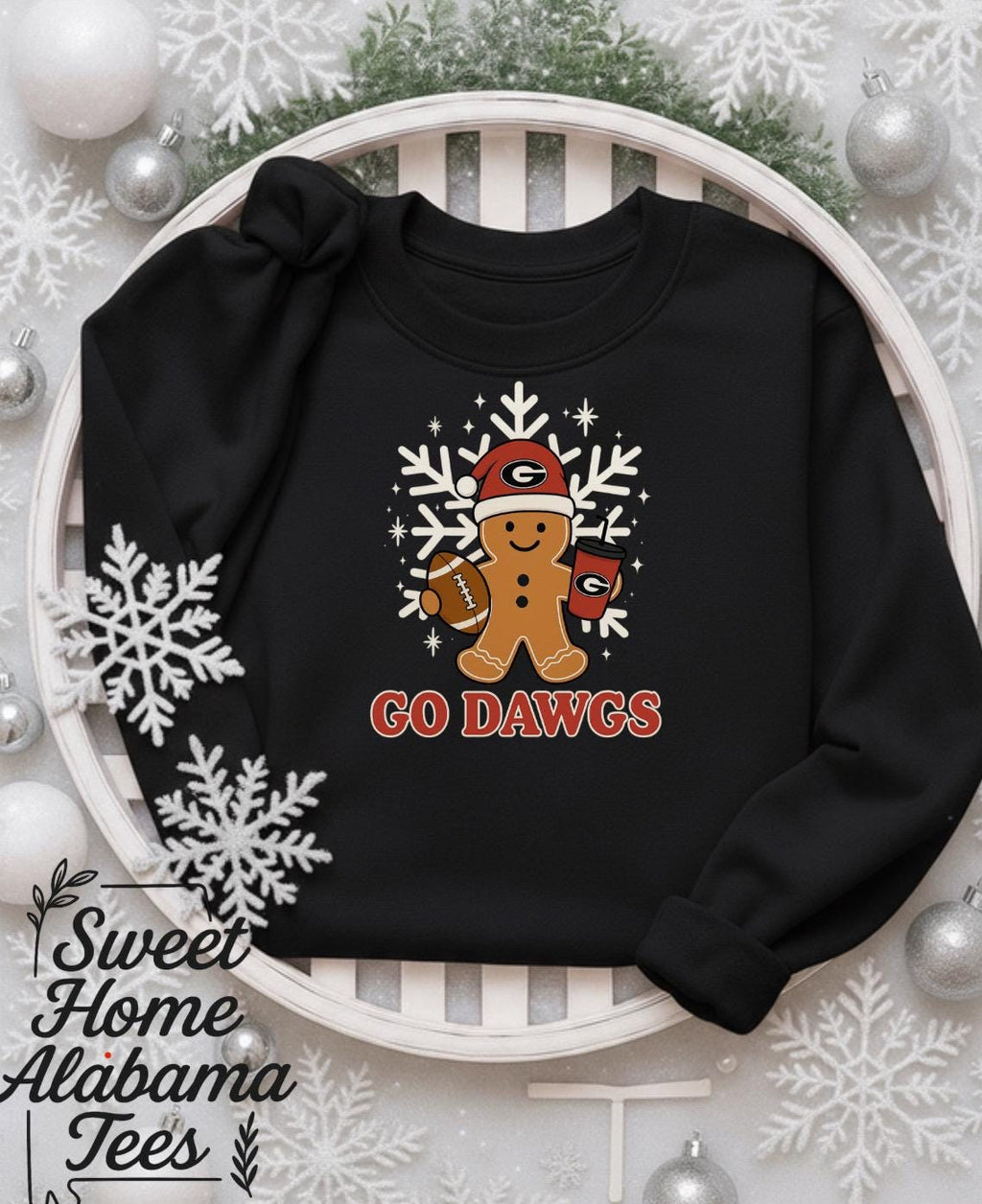 Georgia “Go Dawgs” Gingerbread Sweatshirt