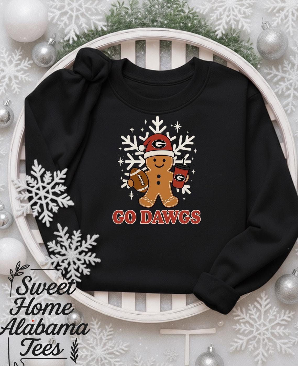 Georgia “Go Dawgs” Gingerbread Sweatshirt