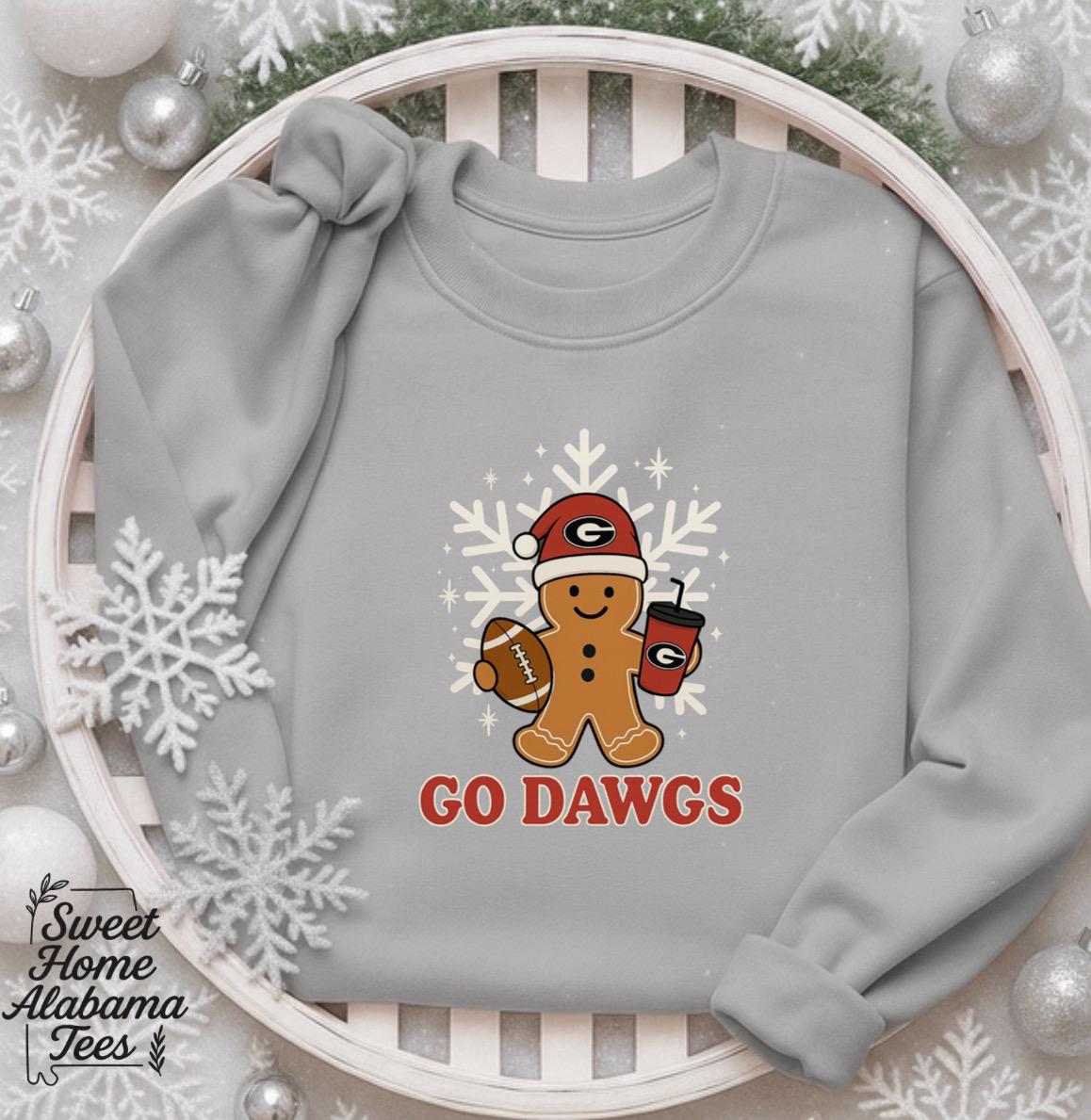 Georgia “Go Dawgs” Gingerbread Sweatshirt